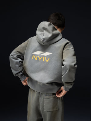 Zip-hoodie NYIV smoky blue