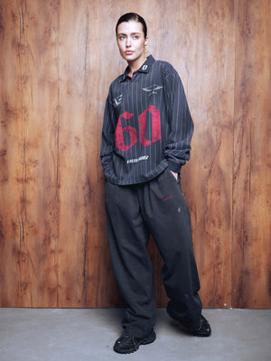 T-shirt jersey 60 washed blue