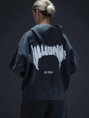 Hoodie Millionaire 2.0 washed deep blue