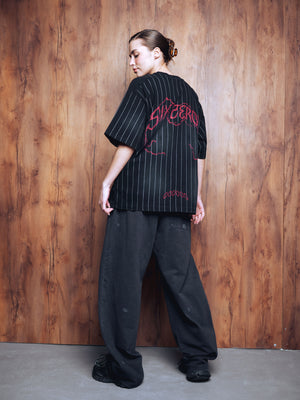 T-shirt jersey 60 washed black