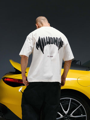 T-shirt MILLIONAIRE white/black