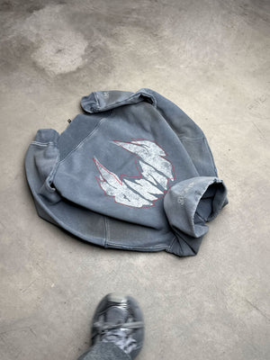 Zip-hoodie MLNR smoky blue