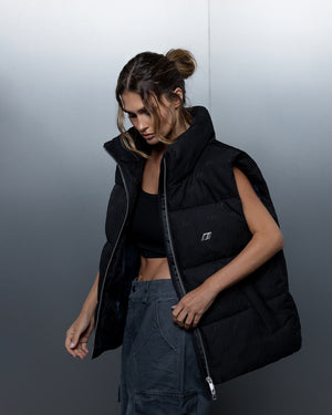 Vest ZERO FORM monogram black