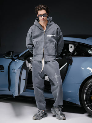 Joggers JESUS refined washed deep blue