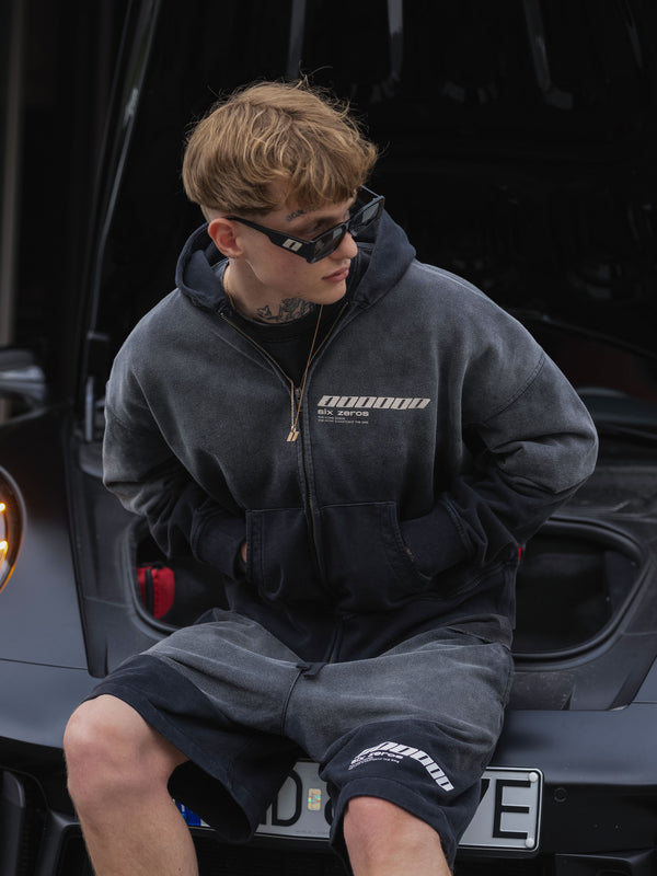 Zip-hoodie JESUS black