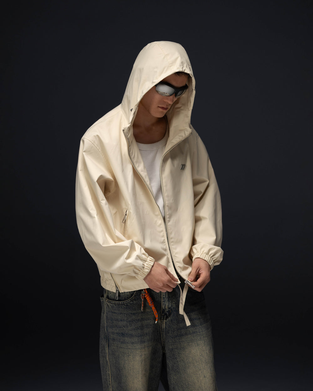 Jacket ZERO FORM monogram off-white