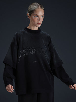 Longsleeve Royal washed black