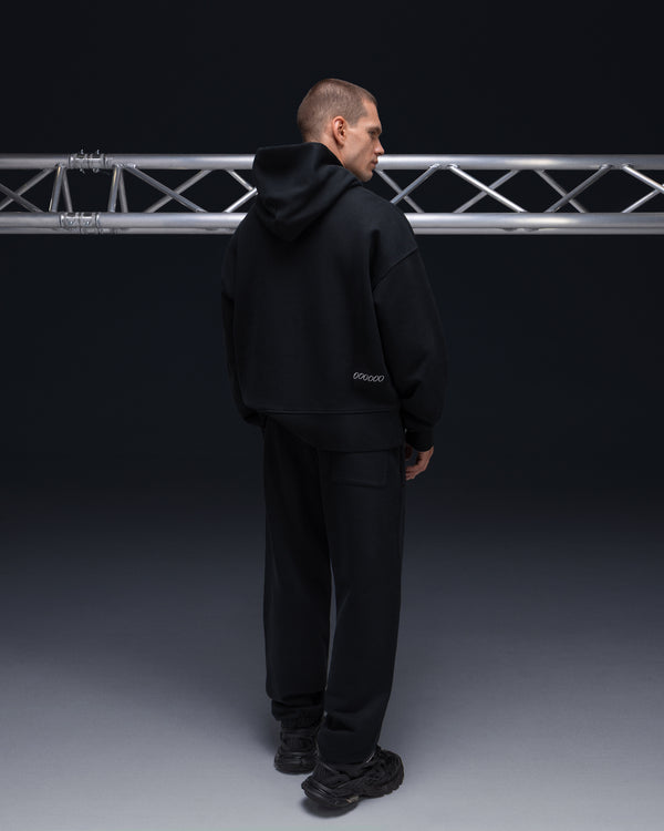 Zip-hoodie JESUS faded black