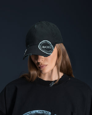 Cap SELF-OWNED faded black