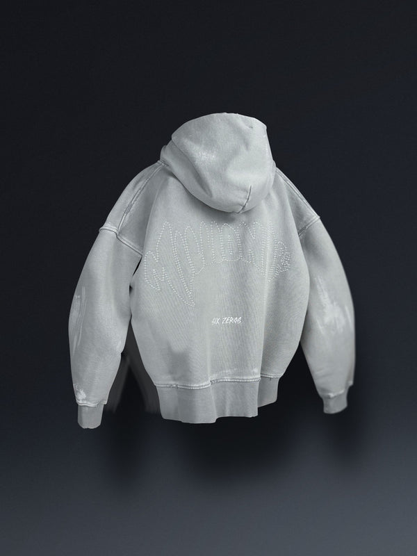 Zip-hoodie MILLIONAIRE platinum washed