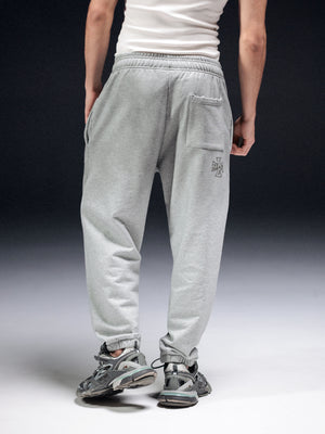 Joggers icon. washed grey