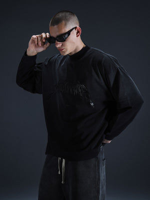 Longsleeve Royal washed black