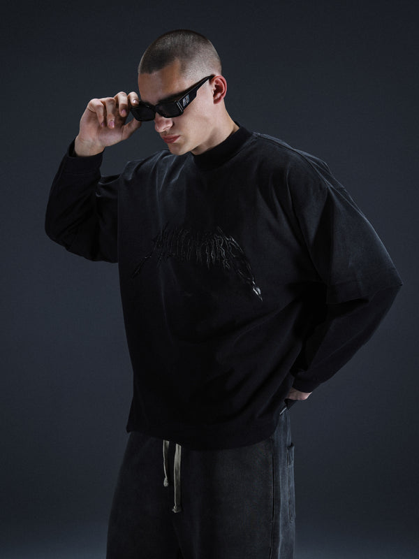 Longsleeve Royal washed black