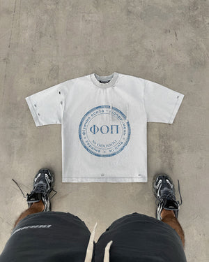 T-shirt SELF-OWNED platinum washed