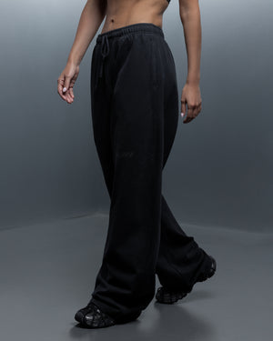 Straight pants ESSENTIAL ONE faded black