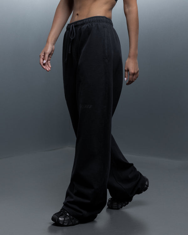 Straight pants ESSENTIAL ONE faded black