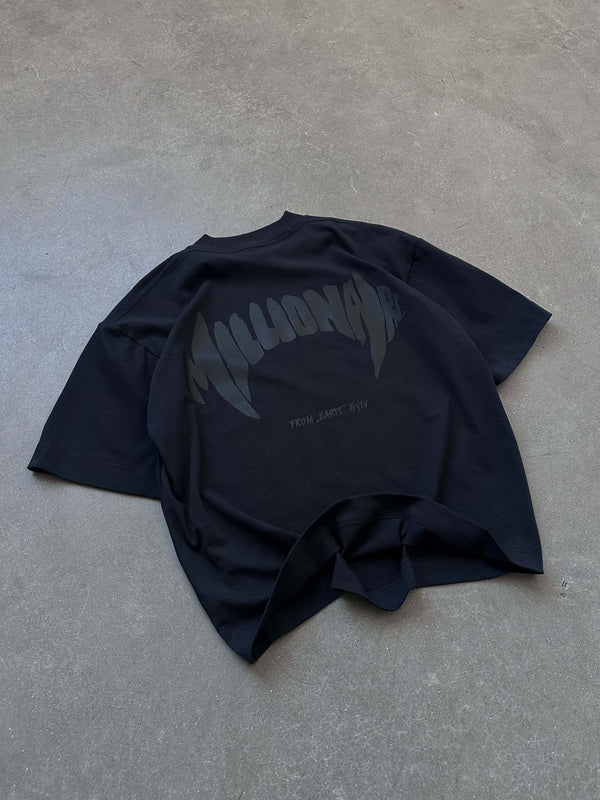 T-shirt MILLIONAIRE black/black