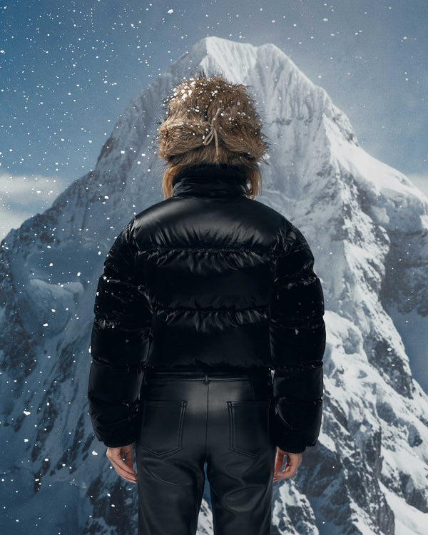 Women's jacket THE ONE oil black