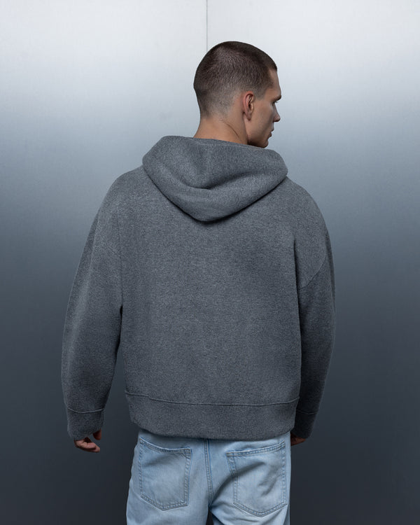Zip-hoodie THE ONE ash gray