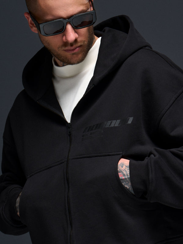 Zip hoodie MILLIONAIRE black