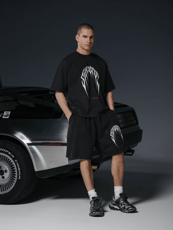 Shorts PRESENCE bamboo washed grey