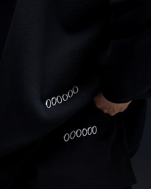 Zip-hoodie JESUS faded black