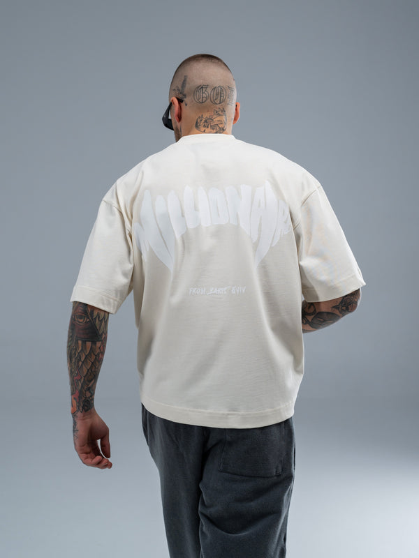 T-shirt MILLIONAIRE white