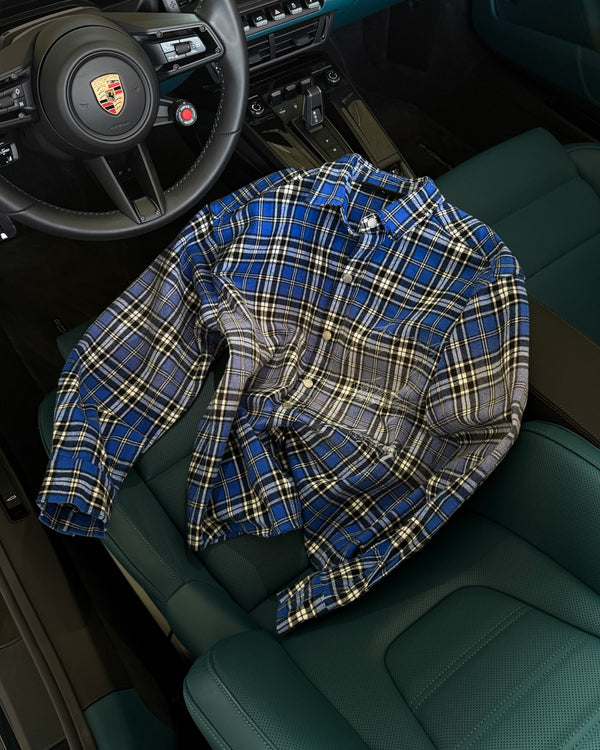 Overshirt MILLIONAIRE SKETCH washed blue