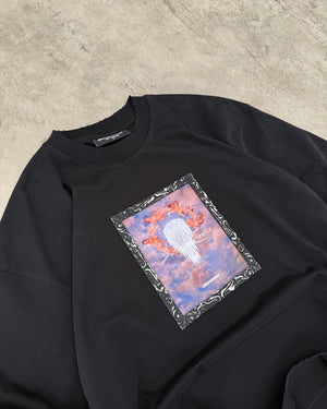 T-shirt SELESTIAL faded black