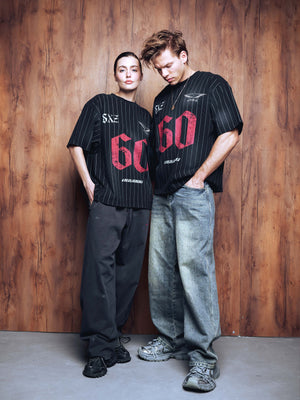 T-shirt jersey 60 washed black