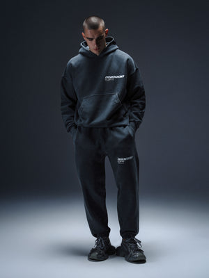 Hoodie Millionaire 2.0 washed deep blue