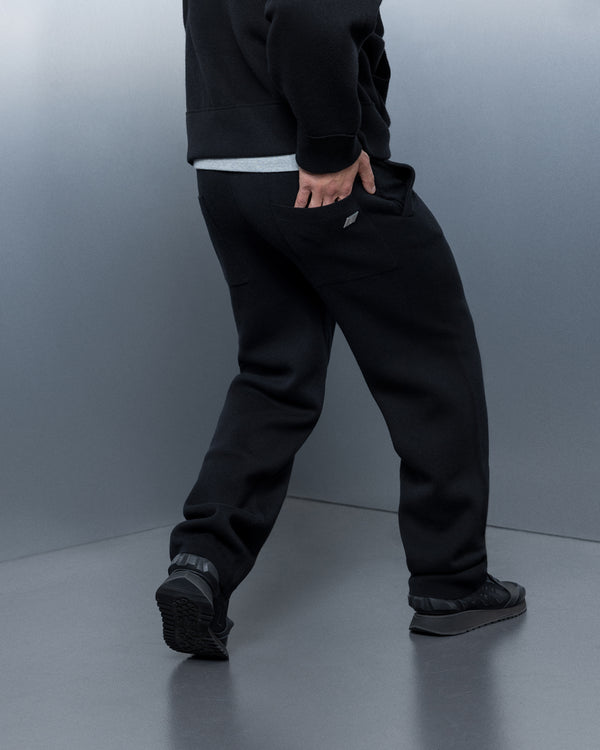 Straight pants THE ONE pure black