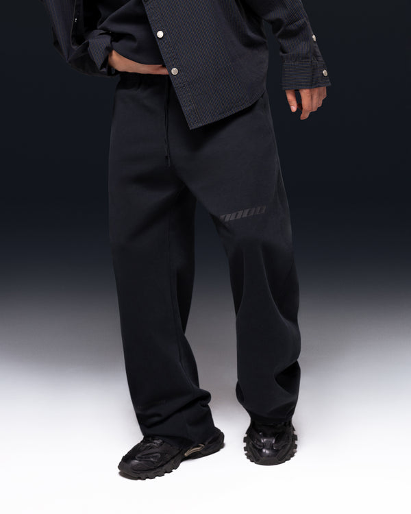 Straight pants ESSENTIAL ONE faded black