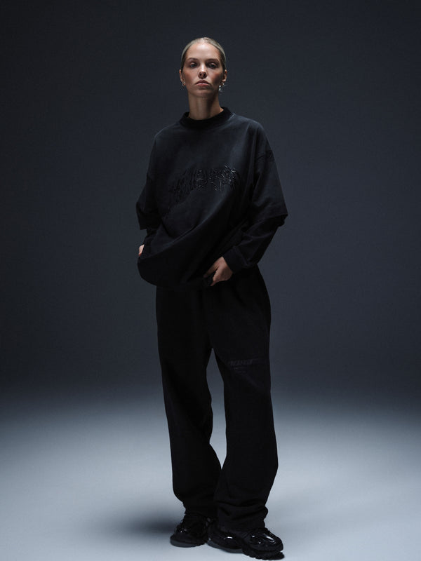 Longsleeve Royal washed black