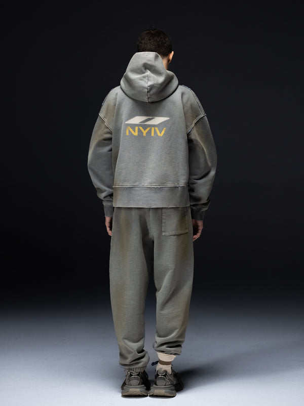 Zip-hoodie NYIV smoky blue