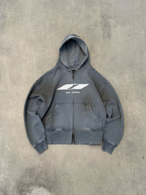 Zip-hoodie TOKYIV smoky blue