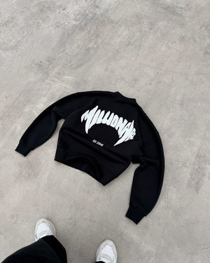 Sweatshirt MILLIONAIRE black/white logo