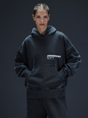 Hoodie Millionaire 2.0 washed deep blue