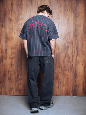 T-shirt jersey 60 washed blue