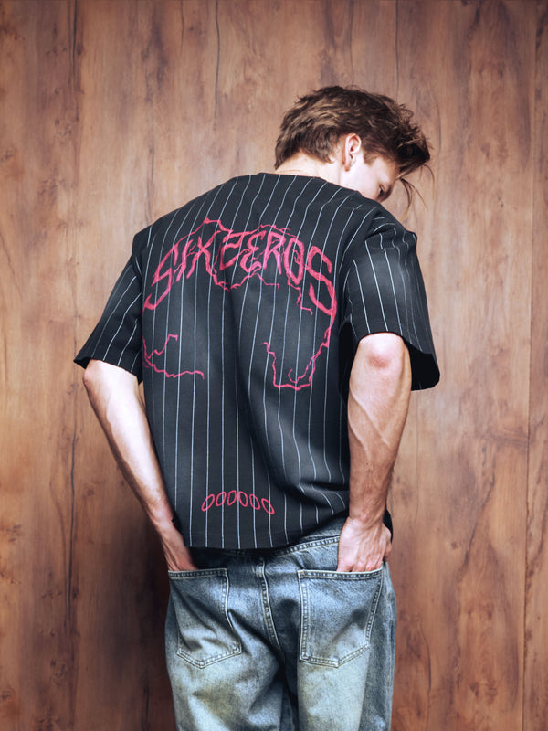 T-shirt jersey 60 washed black