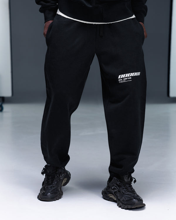Joggers ONE black white