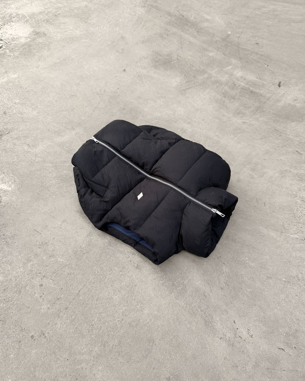 Vest ZERO FORM monogram black