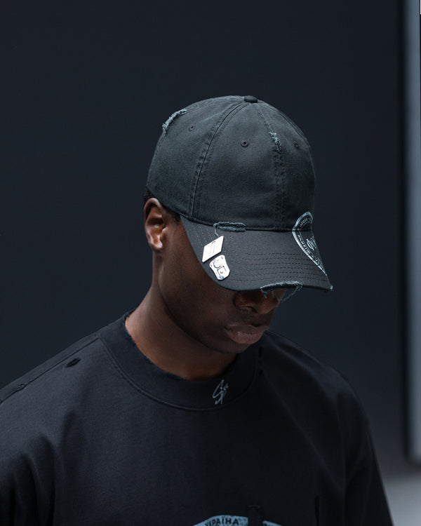 Cap SELF-OWNED faded black