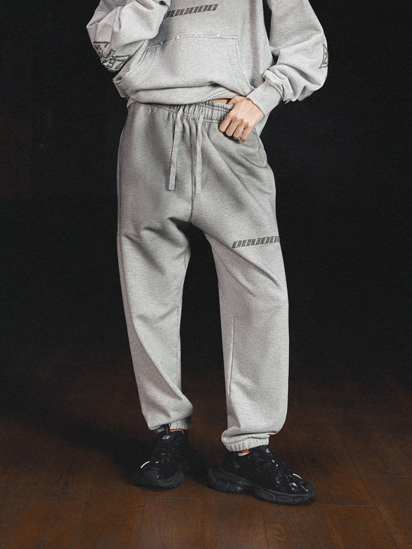 Joggers icon. washed grey