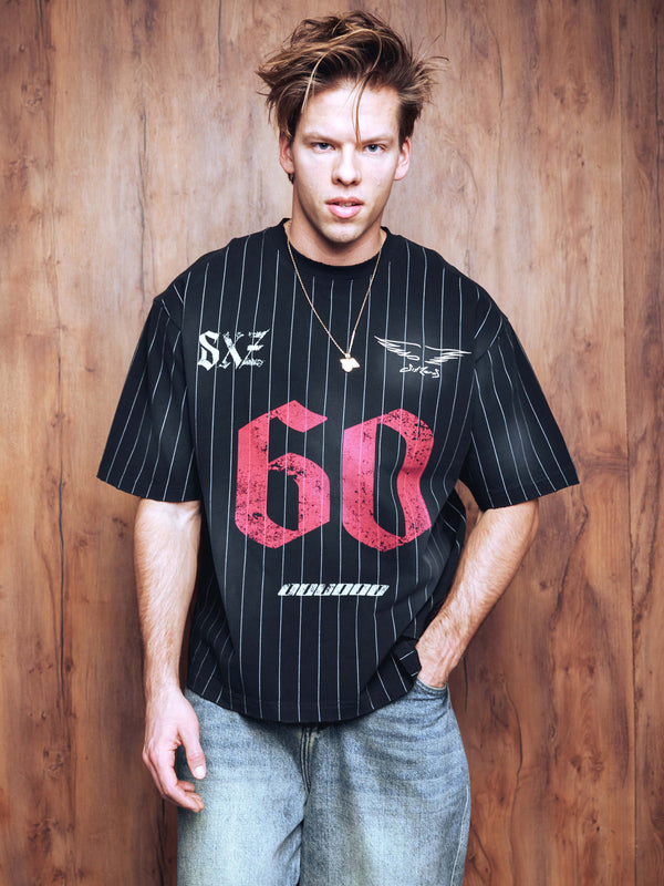 T-shirt jersey 60 washed black