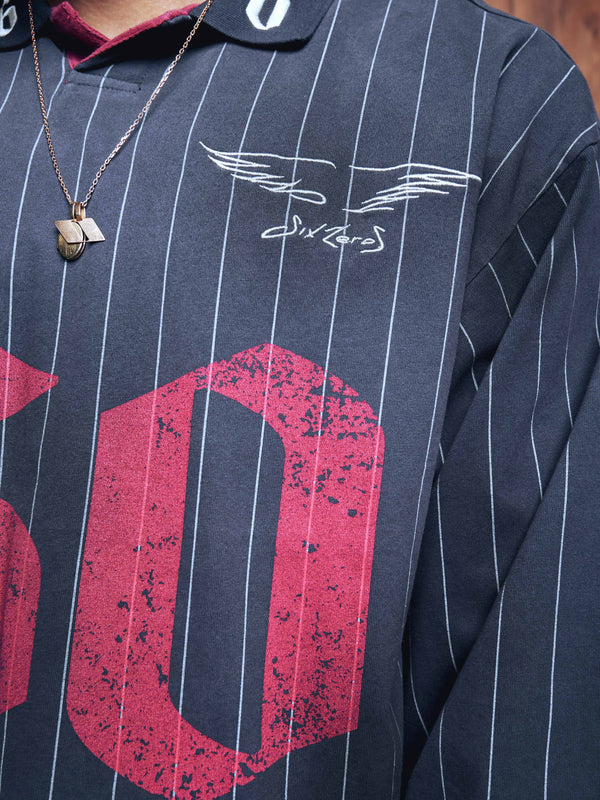 Longsleeve jersey 60 washed blue