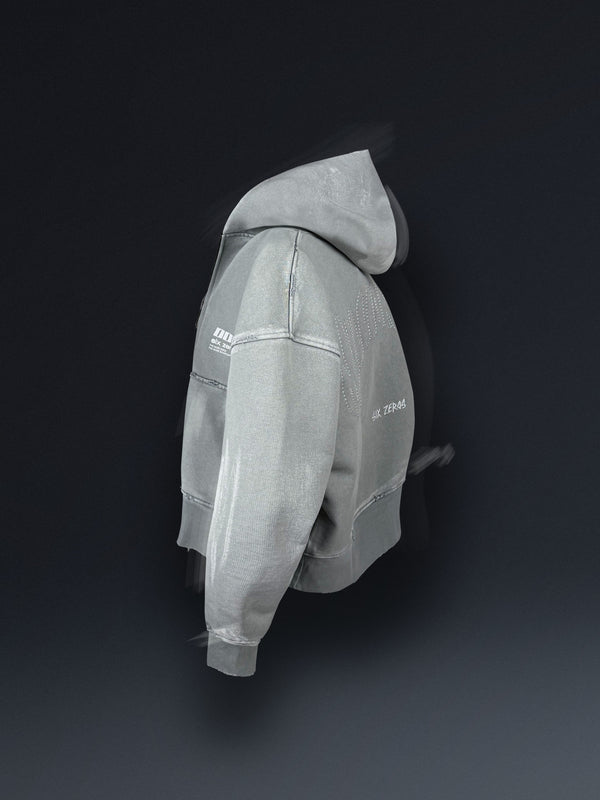 Zip-hoodie MILLIONAIRE platinum washed