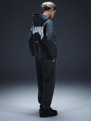 Hoodie Millionaire 2.0 washed deep blue