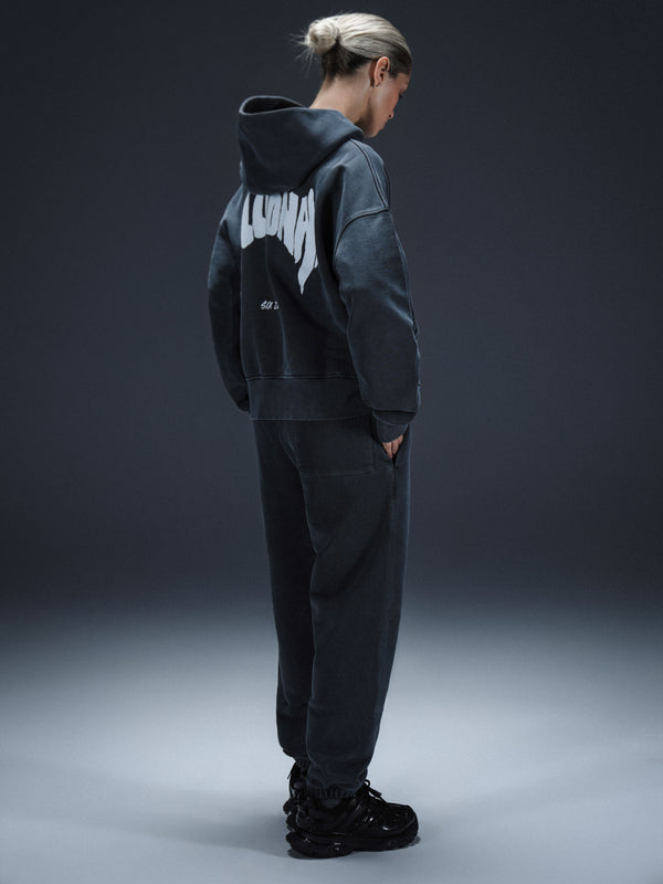 Hoodie Millionaire 2.0 washed deep blue