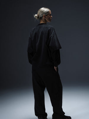 Longsleeve Royal washed black